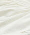 Baby-Mädchen-Kleid aus Popeline weiss MARSHMALLOW