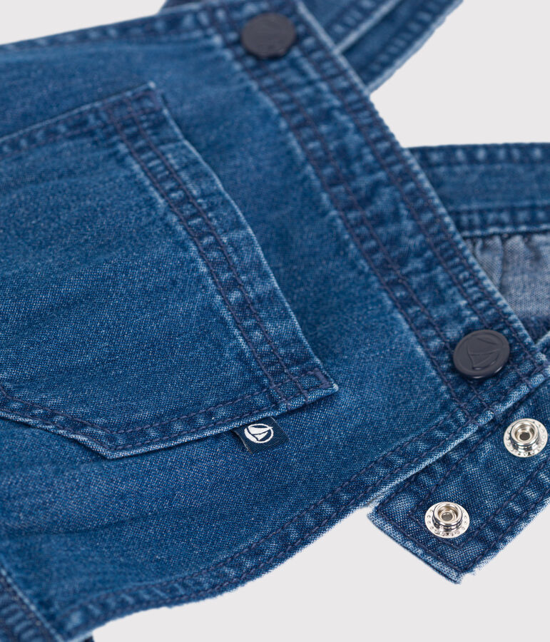 Kinder-Latzkleid aus Denim blau