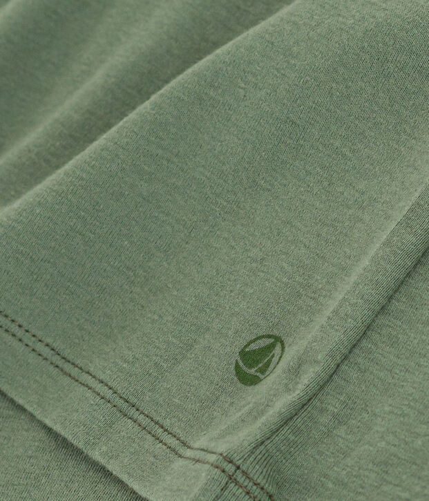 T-Shirt L&rsquo;ICONIQUE aus Baumwolle mit rundem Ausschnitt f&uuml;r Damen gr&uuml;n