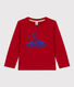 Langärmeliges Kinder-T-Shirt aus Baumwolle für Jungen