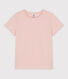GERADES T-Shirt mit Rundhalsausschnitt aus Bio-Baumwolle Damen