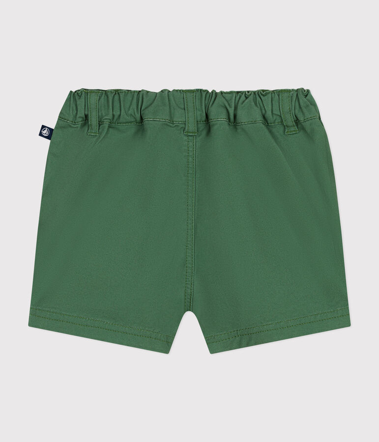 Baby-Shorts aus Serge gr&uuml;n