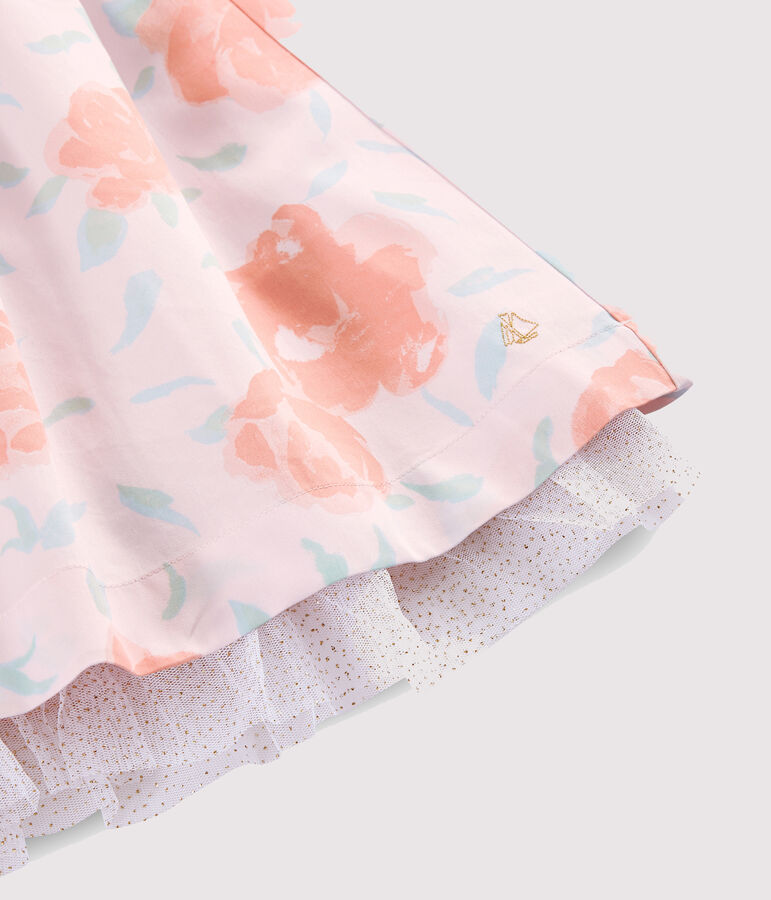 Kinder-Festtagskleid f&uuml;r M&auml;dchen rosa/vielfarbig