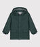 KLASSISCHE KINDER-REGENJACKE AUS RECYCELTEM MATERIAL grün SHERWOOD