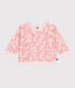 Baby-Sweatshirt aus Baumwolle mit rosa Kirschen