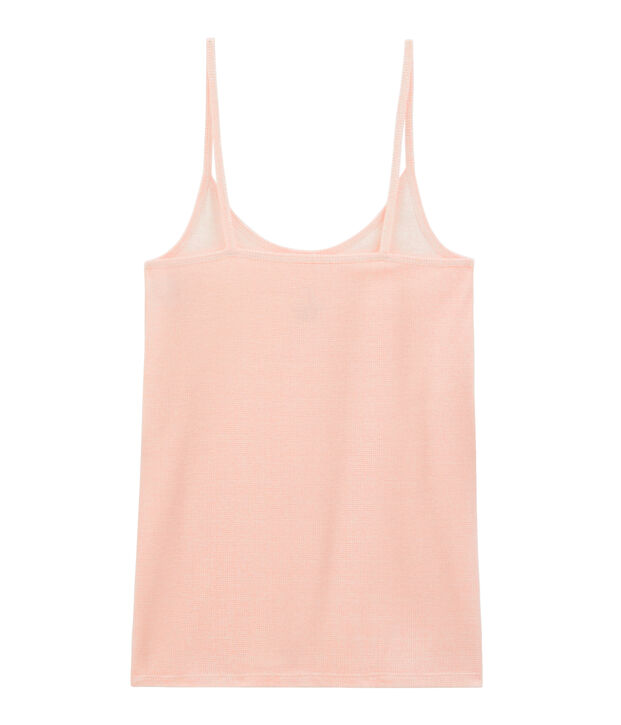 Damen-tr&auml;gershirt weiss/rosa
