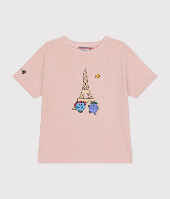 Kinder-T-Shirt Mr. Men und Little Miss  aus Baumwolle  rosa SALINE