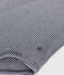 Langärmeliger Baby-Body aus Baumwolle mit Kragen blau SMOKING/weiss MARSHMALLOW