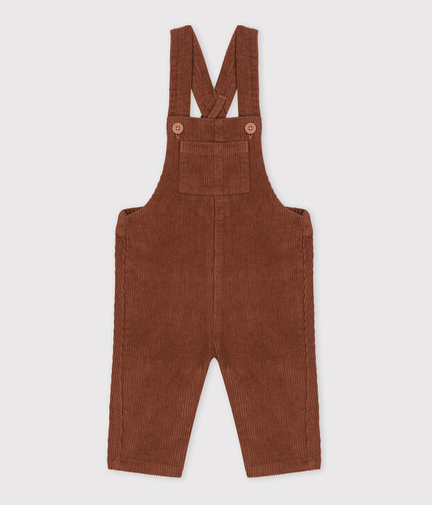 Lange Babylatzhose aus Cord braun