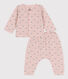 Baby-Set aus bedrucktem Doppeljersey