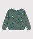 Bedrucktes Kinder-Sweatshirt aus Molton für Jungen