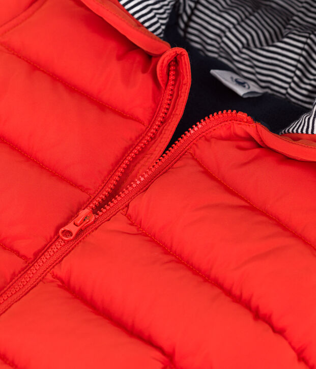 Recycelter Baby-Anorak orange
