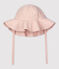Baby-Hut mit Streifen rosa PAPAYE/ MARSHMALLOW