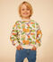 Kinder-Sweatshirt aus Molton mit Printmotiv weiss AVALANCHE/ MULTICO
