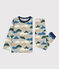 Kinderpyjama aus Doppeljersey für Jungen CAMPING/ MULTICO