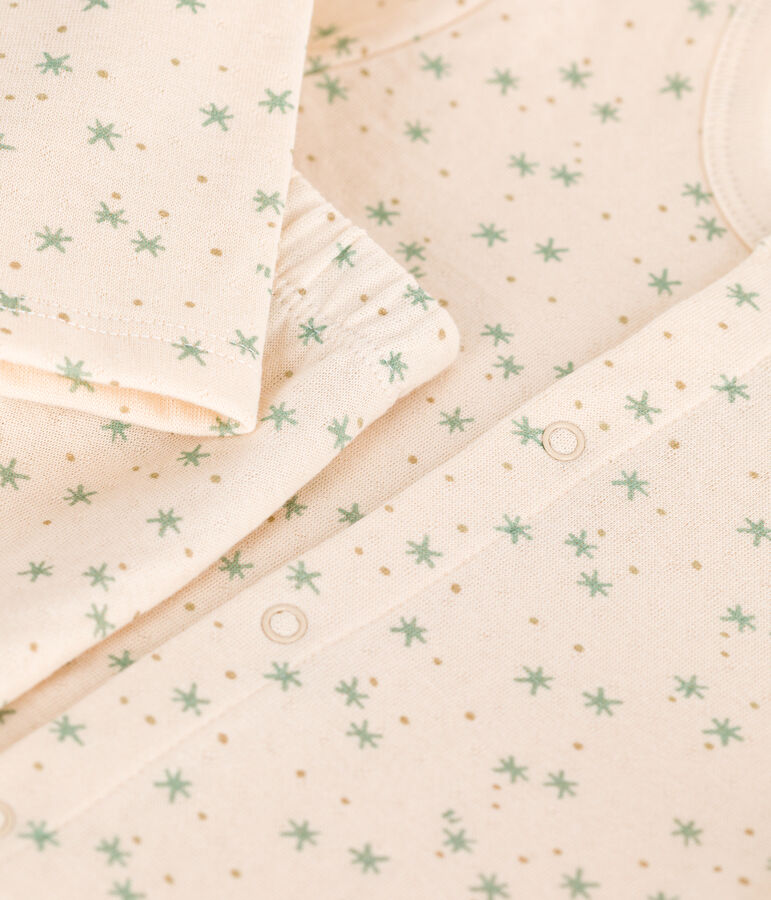 2-teiliges Baby-Set aus Baumwolle weiss AVALANCHE/ MULTICO