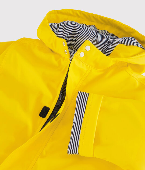 Winter-Regenjacke f&uuml;r M&auml;dchen und Jungen gelb