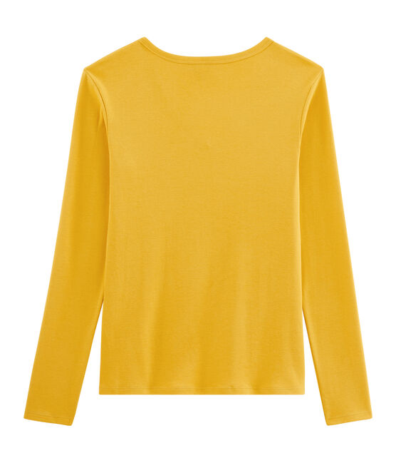 Ikonisches langärmliges T-Shirt für Damen gelb BOUDOR
