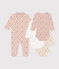 Baby-Set Strampler und 3 Bodys mit Blumenmotiv variante 1