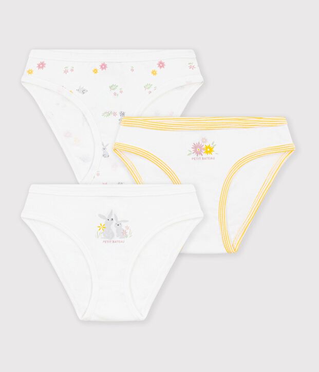 Lot de 3 culottes en coton vielfarbig