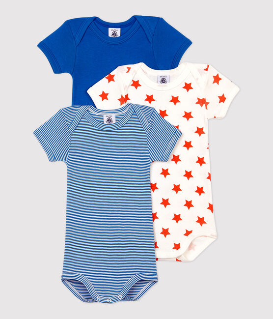 3er-Set kurzärmelige Baby-Bodys aus Bio-Baumwolle mit Sternenmotiv variante 1