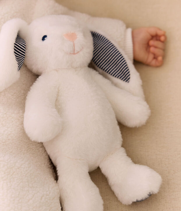Baby-Kuscheltier Hase  weiss