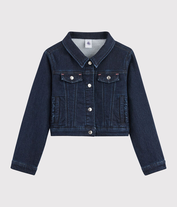 Kinder-Jeansjacke f&uuml;r M&auml;dchen blau