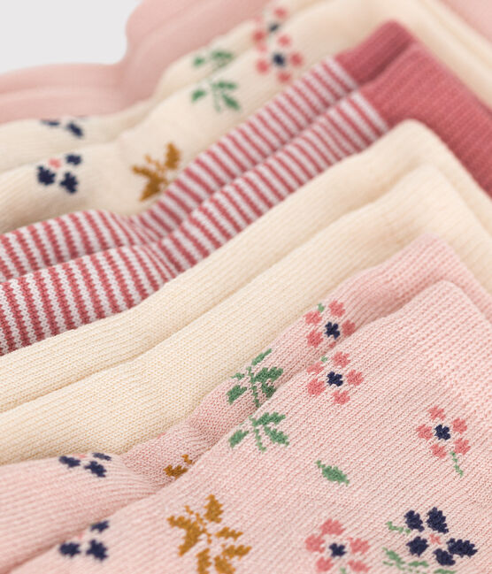 5er-Set Baby-Socken aus Baumwolle mit Blumenmotiv variante 1