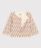 Baby-Cardigan aus bedrucktem dichtem Jersey weiss AVALANCHE/ MULTICO
