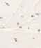 Baby-Bodyjama aus Baumwolle weiss MARSHMALLOW/weiss MULTICO
