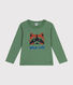 Langärmeliges Kinder-T-Shirt aus feinem Jersey für Jungen