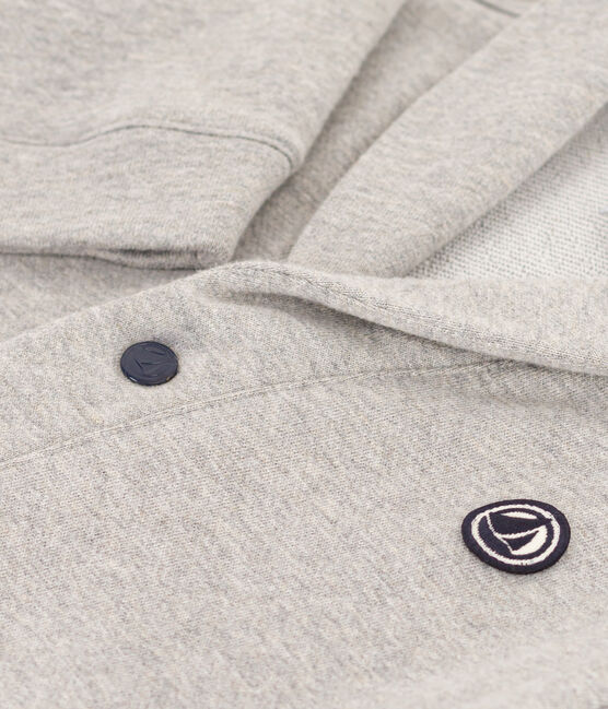 Kinder Cardigan aus Baumwolle für Jungen grau CHATON CHINE
