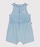Baby-Kurzoverall aus Chambray blau BLEU CLAIR