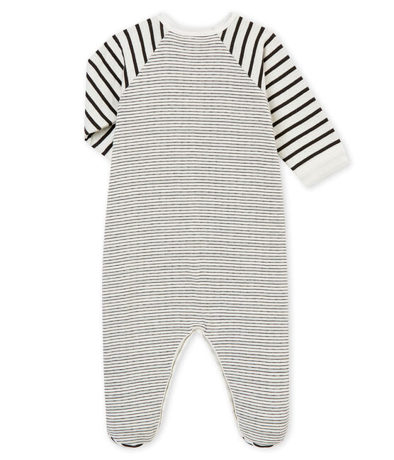 Baby Jungen Strampler weiss MARSHMALLOW/grau CAPECOD
