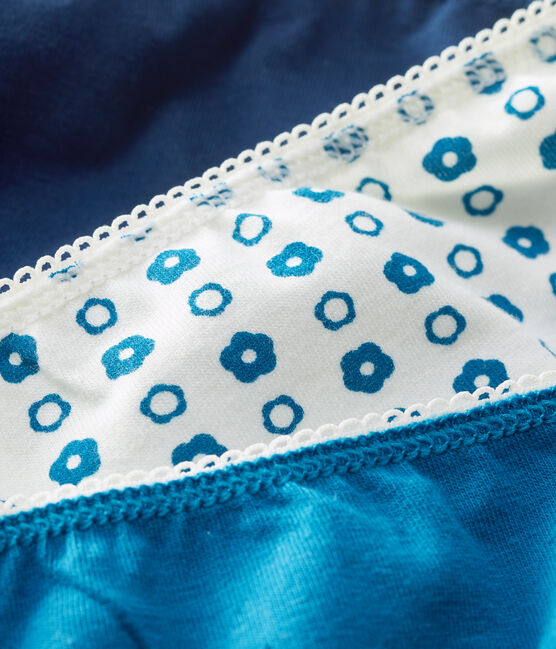 3er-Set Slips aus Baumwolle mit Badmintonmotiv für Mädchen variante 1