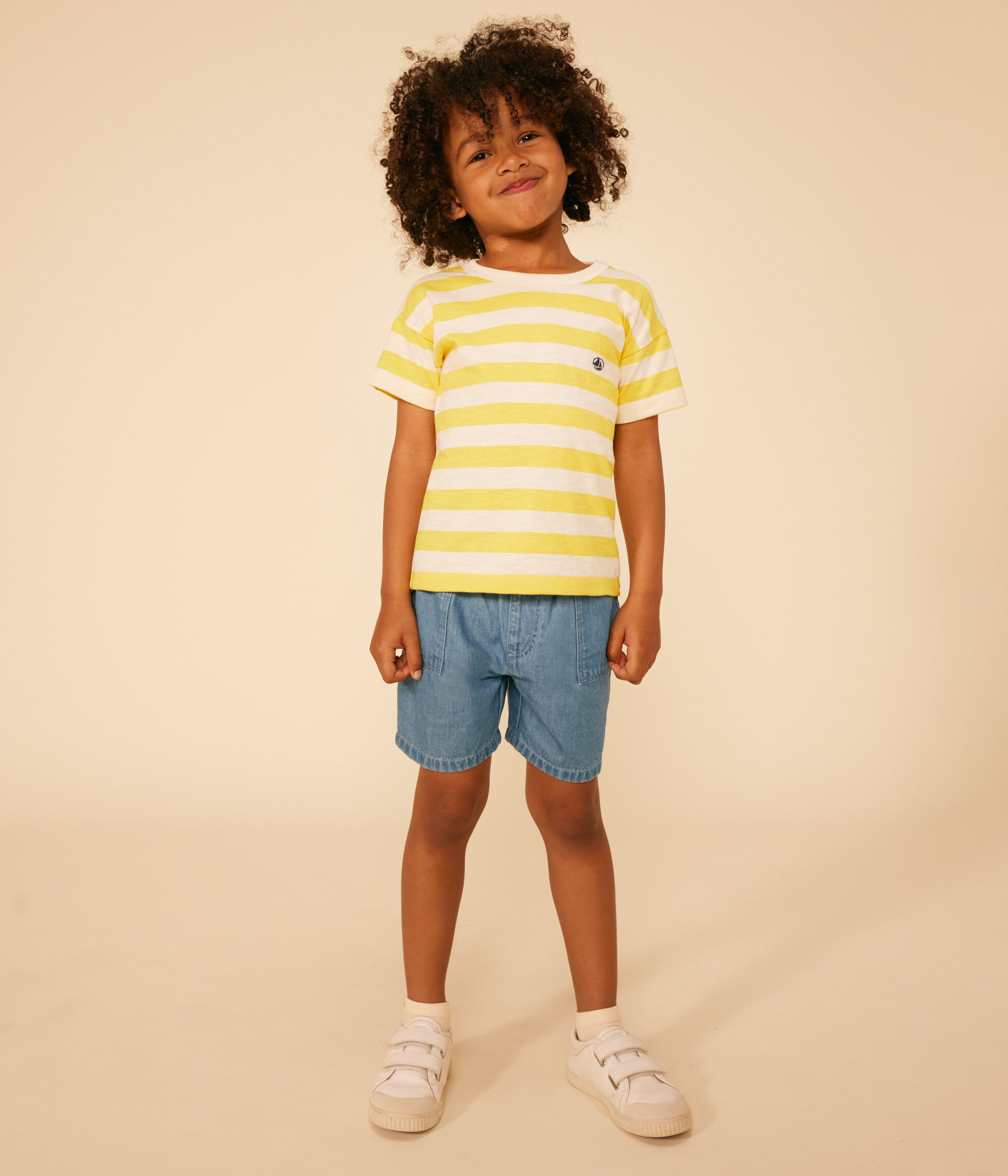 Petit Bateau Jungen T-Shirt Aus Bio-Baumwolle – 2er Pack, Kurzarm, Mit Punkte-Deko