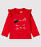 Langärmelige Baby-Bluse für Mädchen rot TERKUIT