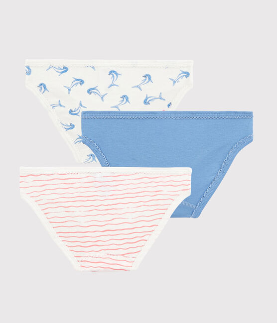 3er-Set Slips mit Delfin-Muster für Mädchen variante 1