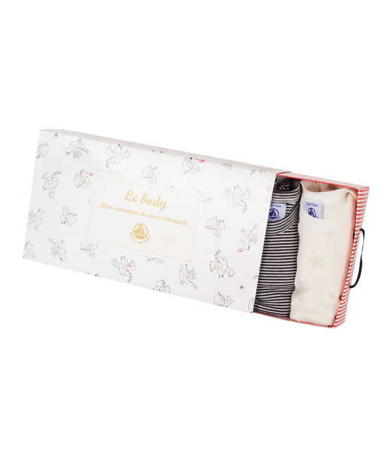 Set mit 5 langärmligen Baby-Bodys für Jungen variante 1