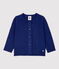 Baby-Cardigan aus Strickmaterial. blau MAJOR