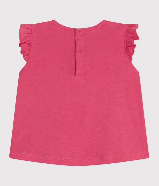 Ärmellose Baby-Bluse aus Baumwolle rosa PEONIA