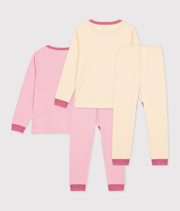Set Kinder-Pyjamas aus bedruckter Baumwolle vielfarbig