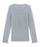 damen-langarmshirt aus woll/baumwollgemisch blau TURQUIN/weiss MARSHMALLOW