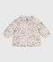 Baby-Winterjacke mit Blumenmuster MILK/ MULTICO