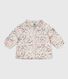 Baby-Winterjacke mit Blumenmuster
