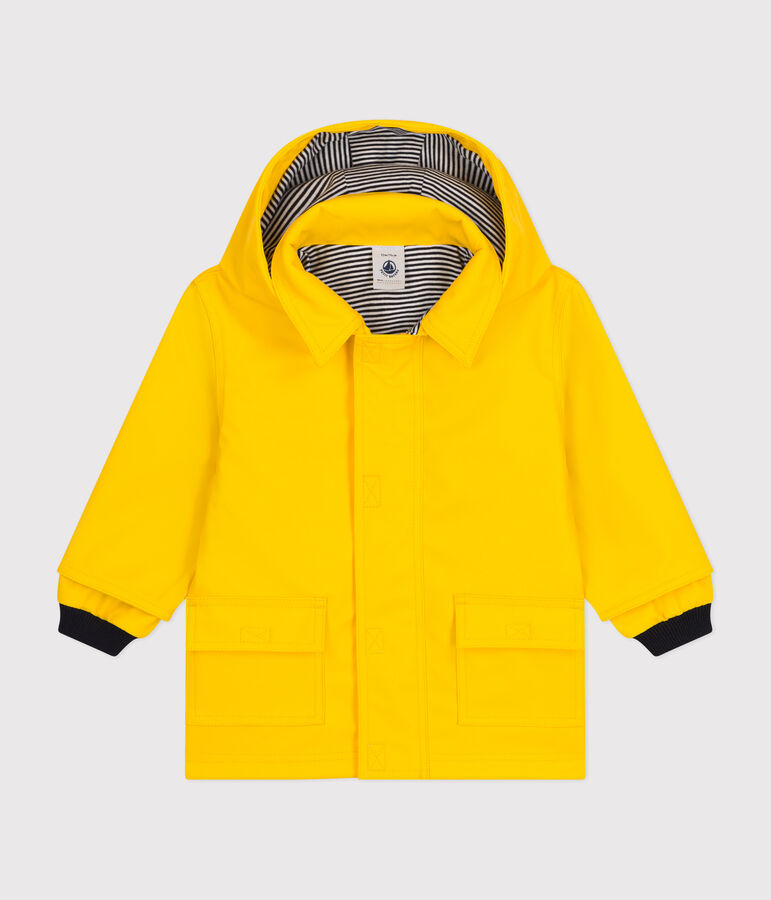 Klassische Baby-Regenjacke gelb