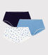 Set Kinder-Shortys aus Baumwolle mit Apfelmotiv