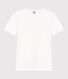 Kurzärmeliges Damen-T-Shirt L'Iconique aus einfarbigem Rippstrick