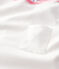 Damen-T-Shirt aus Baumwolle weiss MARSHMALLOW/rosa GRETEL