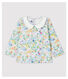 Langärmelige Baby-Bluse aus Jersey mit Hemdkragen für Mädchen